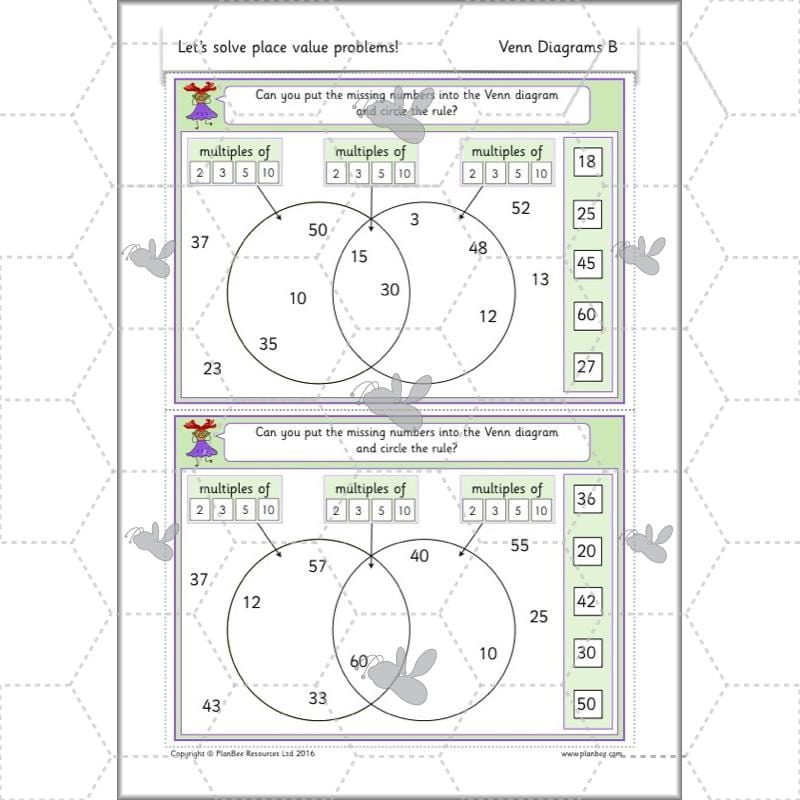 PlanBee Let's Solve Place Value Problems: Year 2 Maths scheme of work
