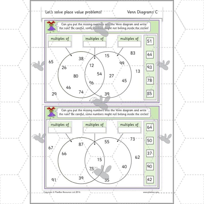 PlanBee Let's Solve Place Value Problems: Year 2 Maths scheme of work