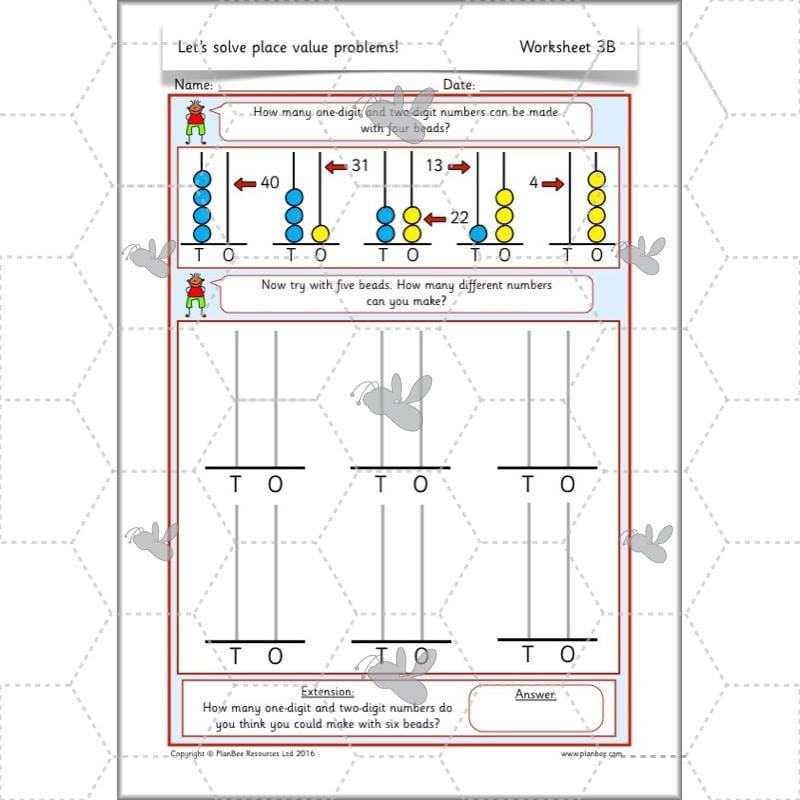 PlanBee Let's Solve Place Value Problems: Year 2 Maths scheme of work