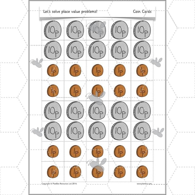 PlanBee Let's Solve Place Value Problems: Year 2 Maths scheme of work