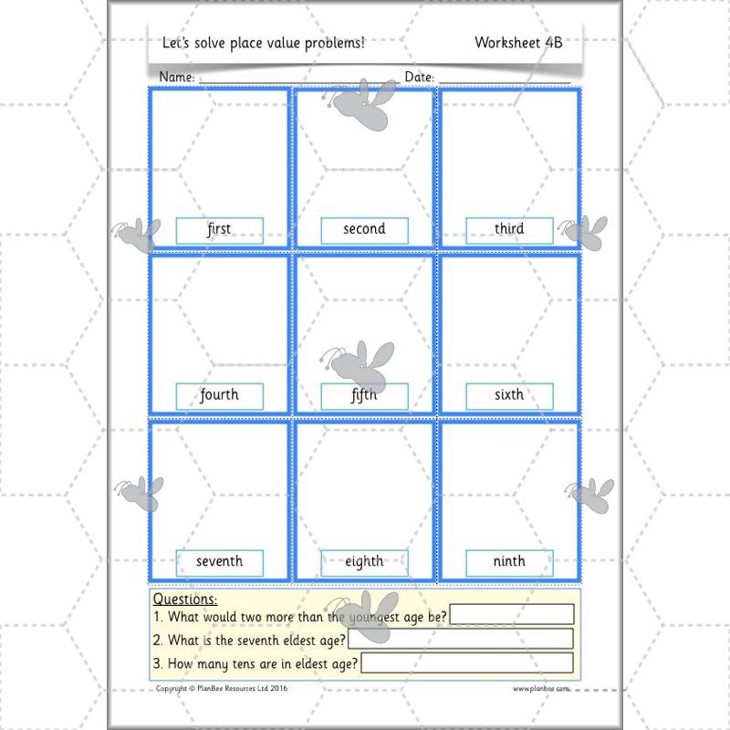 PlanBee Let's Solve Place Value Problems: Year 2 Maths scheme of work