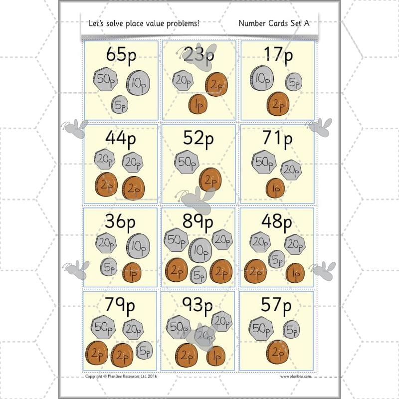 PlanBee Let's Solve Place Value Problems: Year 2 Maths scheme of work