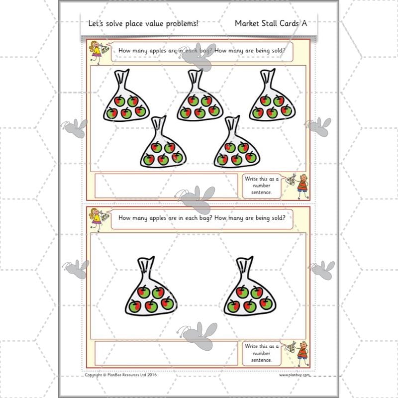 PlanBee Let's Solve Place Value Problems: Year 2 Maths scheme of work