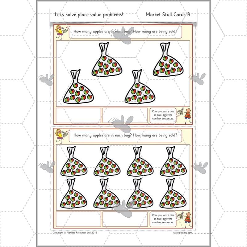 PlanBee Let's Solve Place Value Problems: Year 2 Maths scheme of work