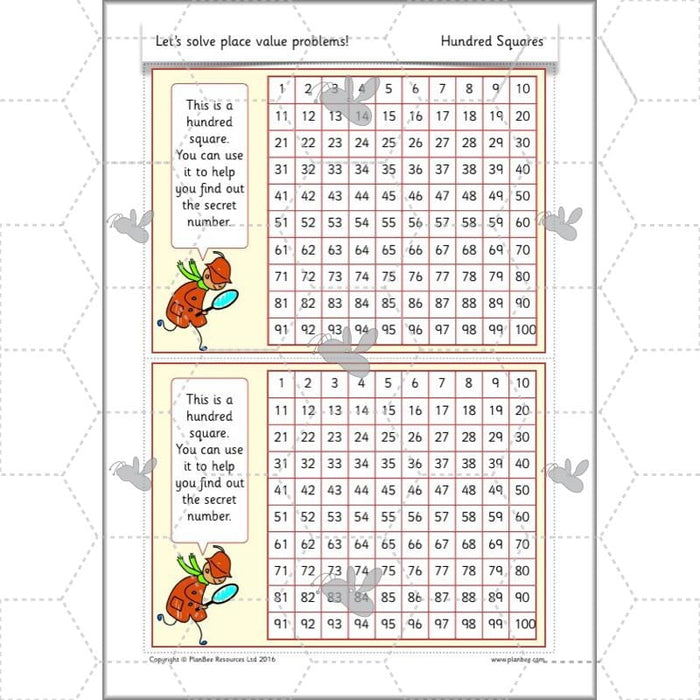 PlanBee Let's Solve Place Value Problems: Year 2 Maths scheme of work