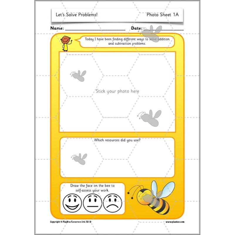 PlanBee Let's Solve Problems: problem-solving Year 2 Maths