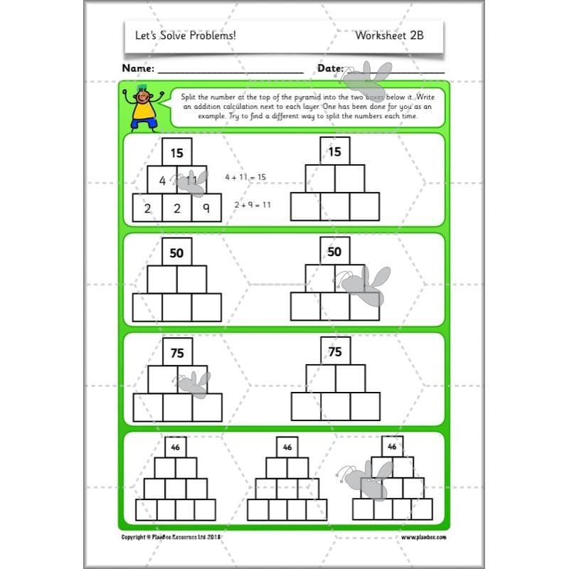 PlanBee Let's Solve Problems: problem-solving Year 2 Maths