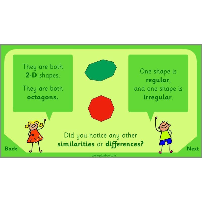 PlanBee Let's Sort Shapes and Objects: Year 2 shapes lesson planning