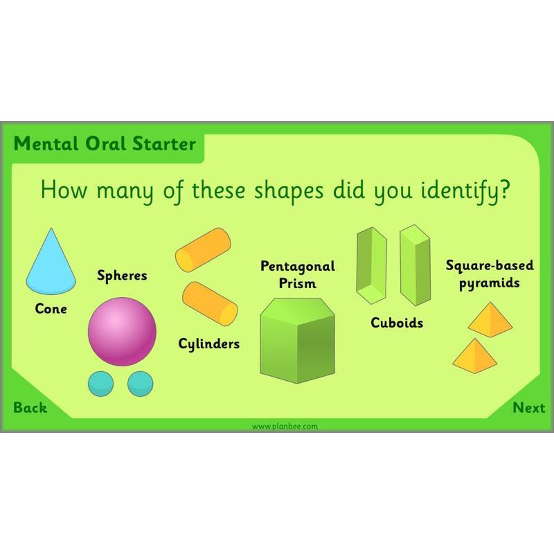 PlanBee Let's Sort Shapes and Objects: Year 2 shapes lesson planning