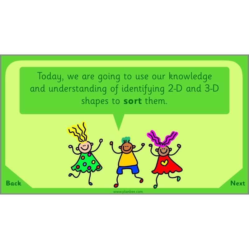 PlanBee Let's Sort Shapes and Objects: Year 2 shapes lesson planning