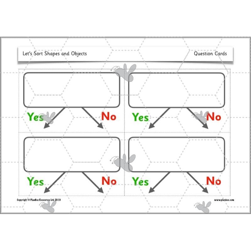 PlanBee Let's Sort Shapes and Objects: Year 2 shapes lesson planning