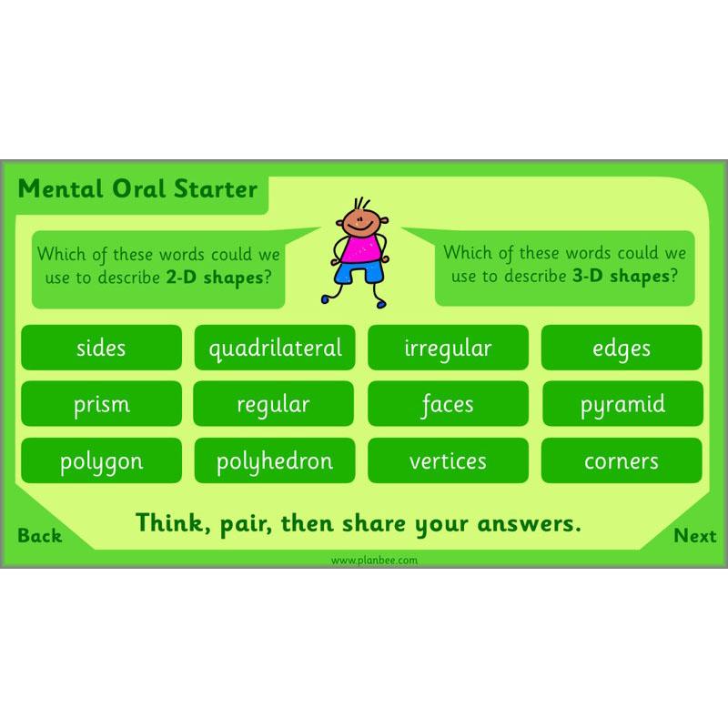 PlanBee Let's Sort Shapes and Objects: Year 2 shapes lesson planning