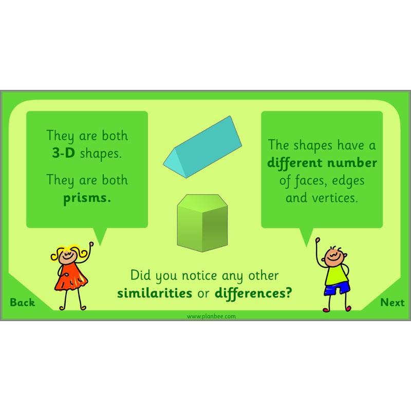 PlanBee Let's Sort Shapes and Objects: Year 2 shapes lesson planning