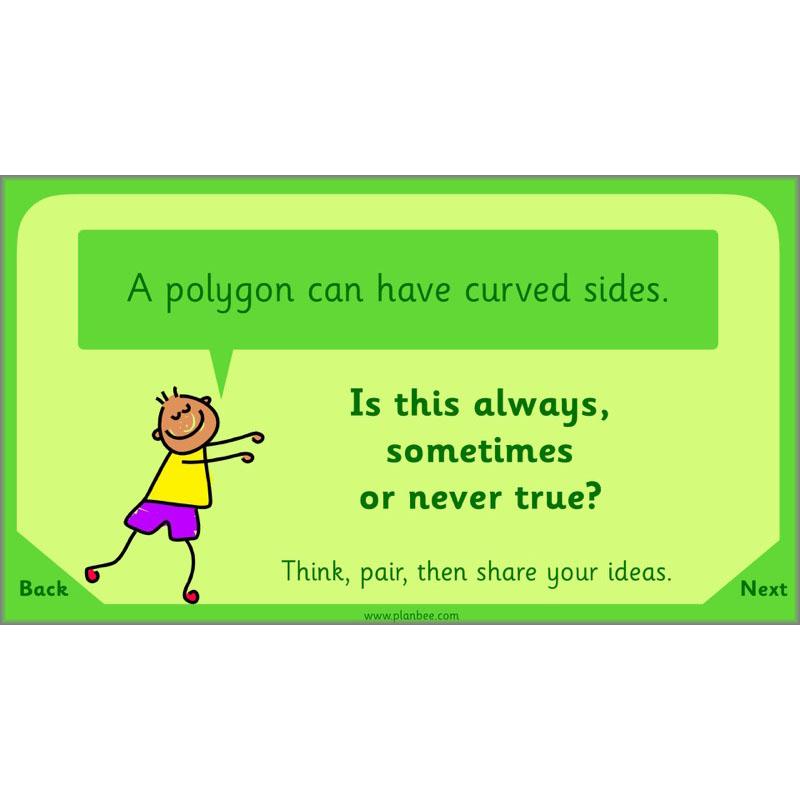 PlanBee Let's Sort Shapes and Objects: Year 2 shapes lesson planning