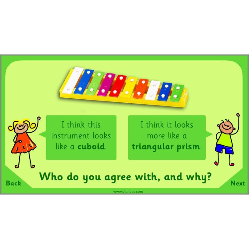 PlanBee Let's Sort Shapes and Objects: Year 2 shapes lesson planning