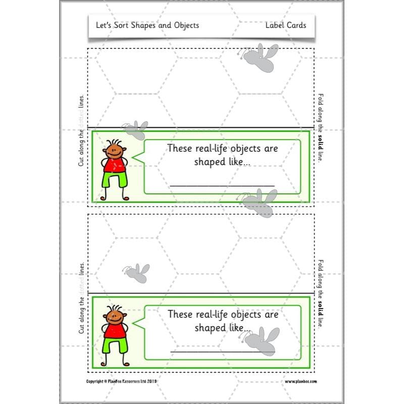 PlanBee Let's Sort Shapes and Objects: Year 2 shapes lesson planning