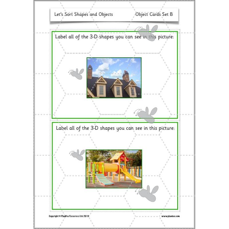PlanBee Let's Sort Shapes and Objects: Year 2 shapes lesson planning