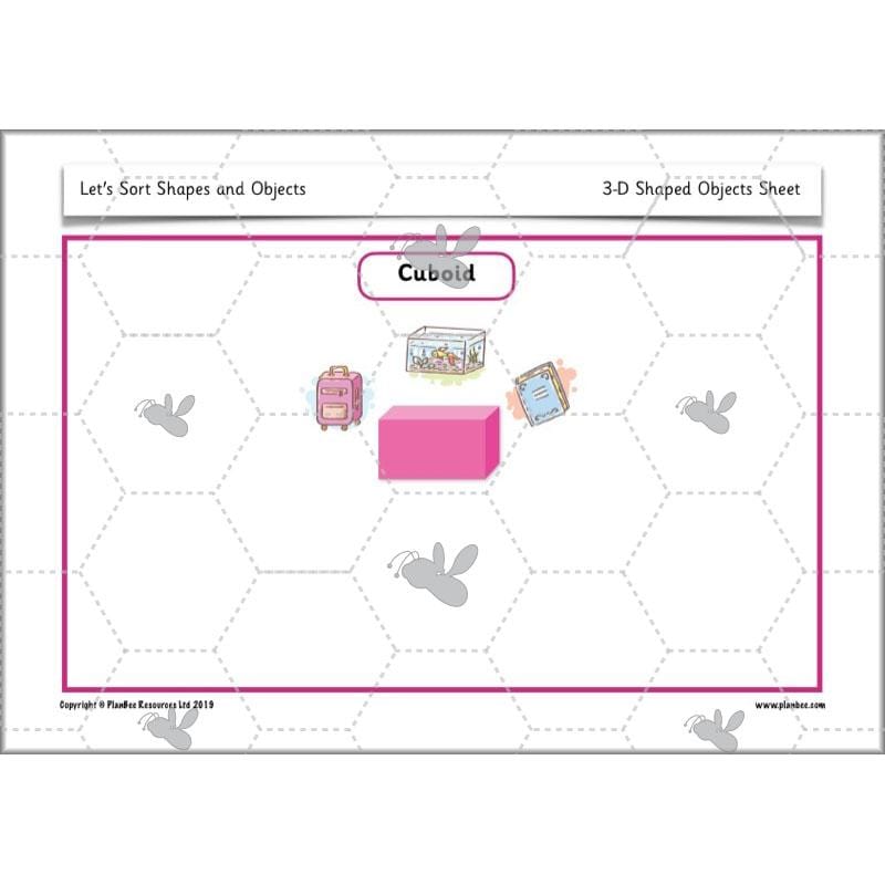 PlanBee Let's Sort Shapes and Objects: Year 2 shapes lesson planning