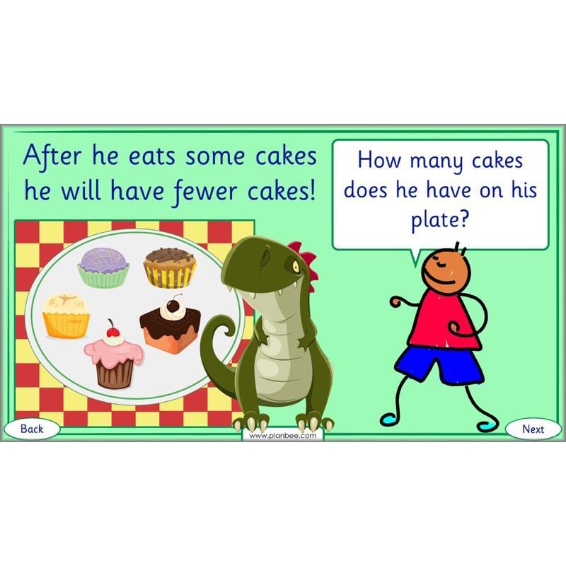 PlanBee Practical Subtraction Year 1 Maths Lesson by PlanBee