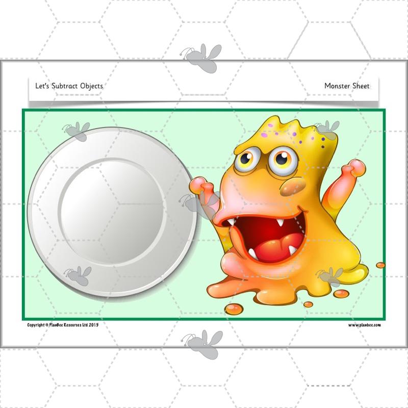PlanBee Practical Subtraction Year 1 Maths Lesson by PlanBee