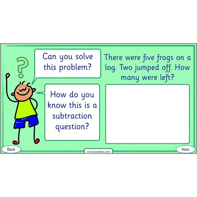 PlanBee Practical Subtraction Year 1 Maths Lesson by PlanBee