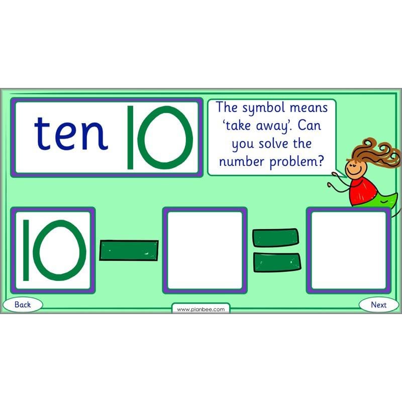 PlanBee Practical Subtraction Year 1 Maths Lesson by PlanBee