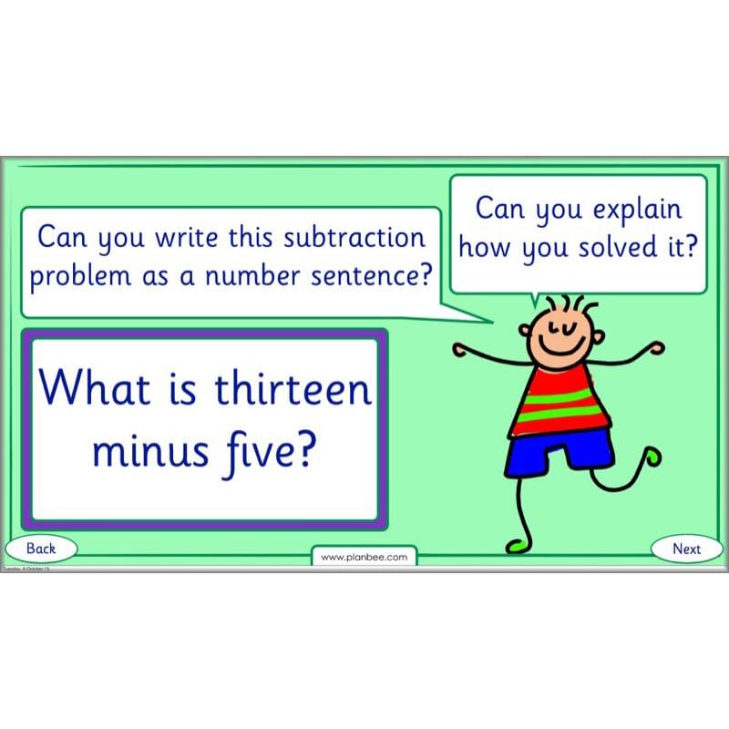 PlanBee Practical Subtraction Year 1 Maths Lesson by PlanBee