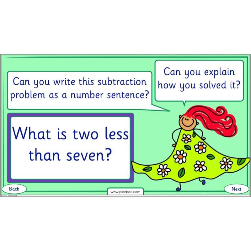 PlanBee Practical Subtraction Year 1 Maths Lesson by PlanBee