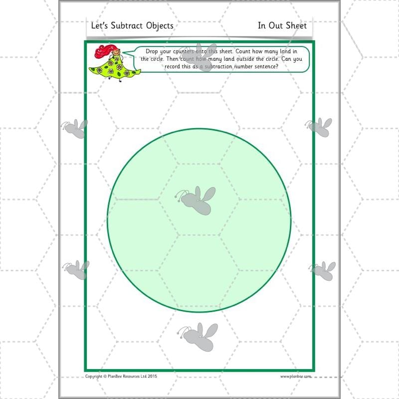 PlanBee Practical Subtraction Year 1 Maths Lesson by PlanBee