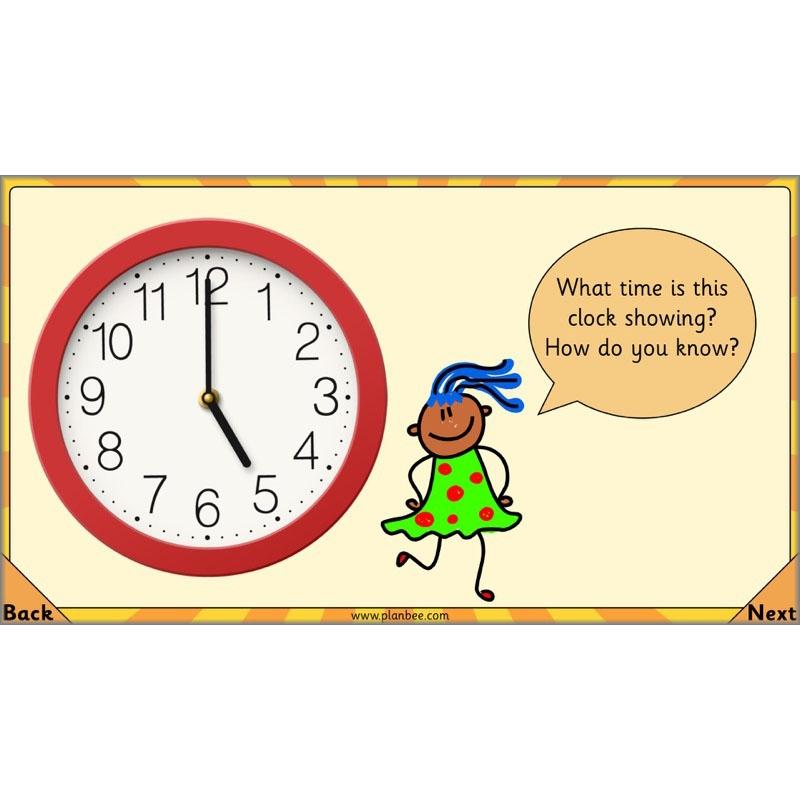 PlanBee Let's tell the time - KS1 Year 1 complete planning