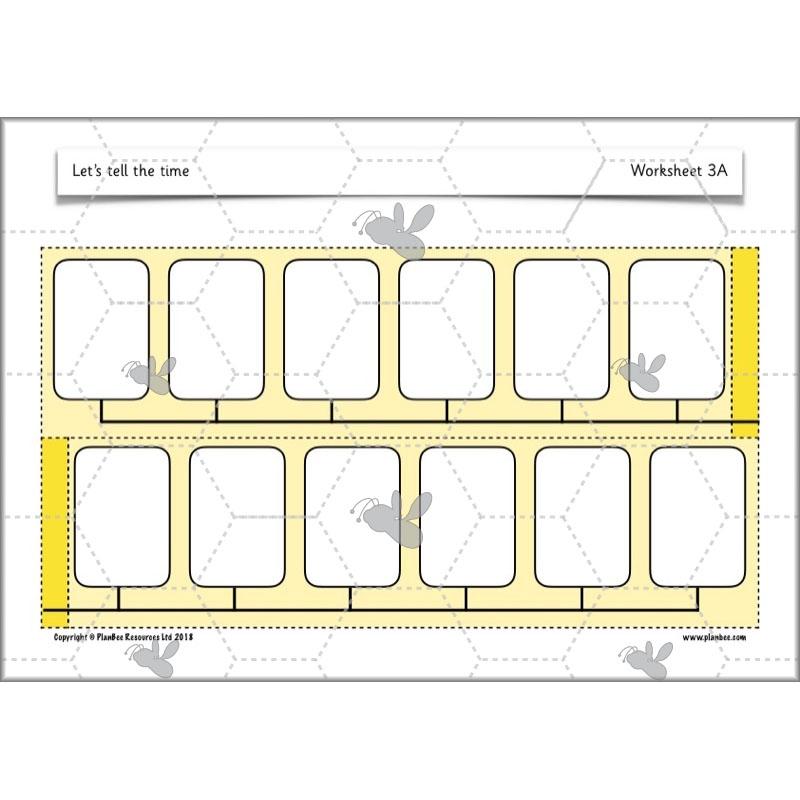 PlanBee Let's tell the time - KS1 Year 1 complete planning