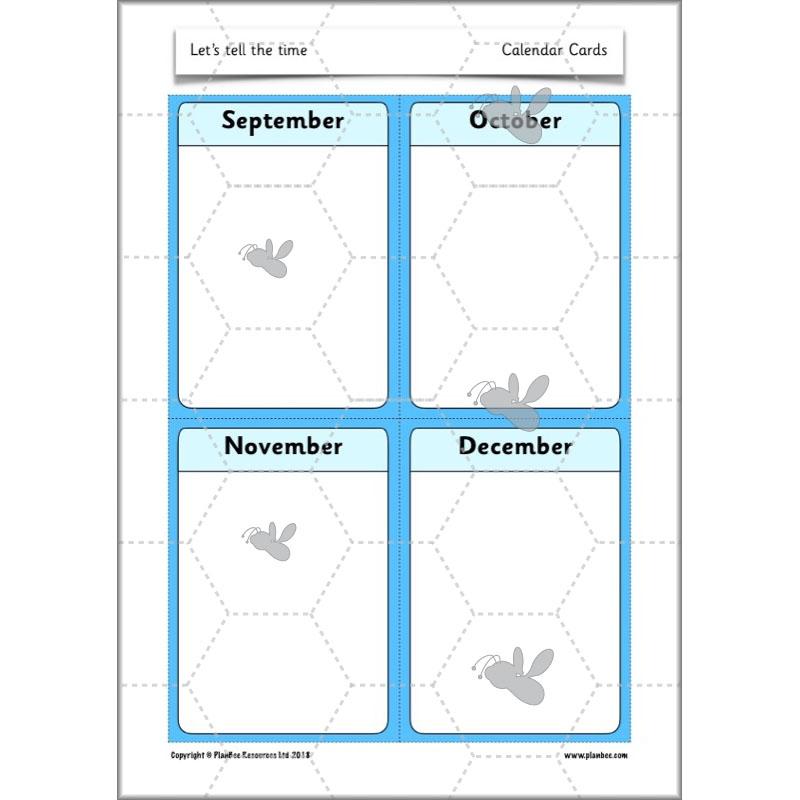 PlanBee Let's tell the time - KS1 Year 1 complete planning
