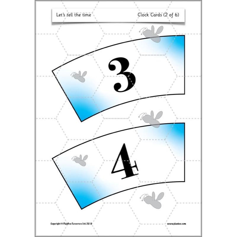 PlanBee Let's tell the time - KS1 Year 1 complete planning