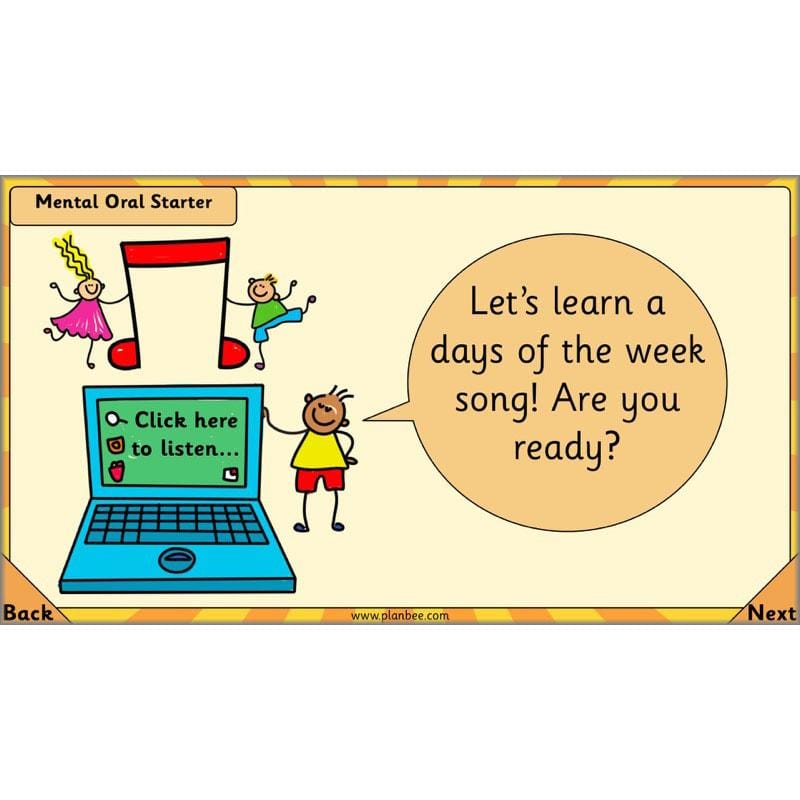 PlanBee Let's tell the time - KS1 Year 1 complete planning