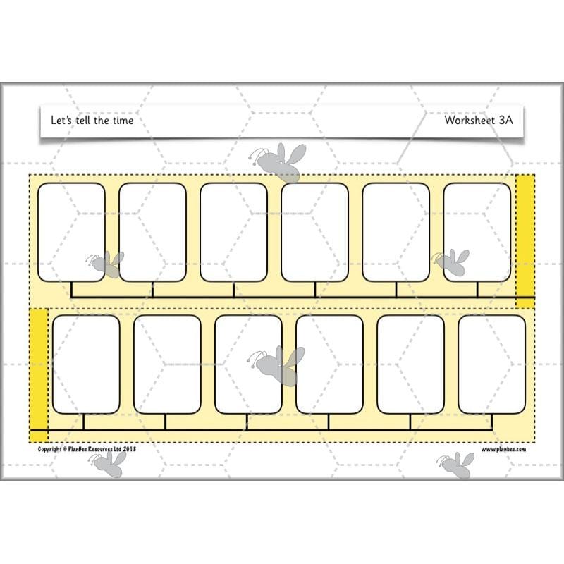 PlanBee Let's tell the time - KS1 Year 1 complete planning