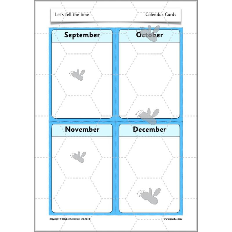 PlanBee Let's tell the time - KS1 Year 1 complete planning