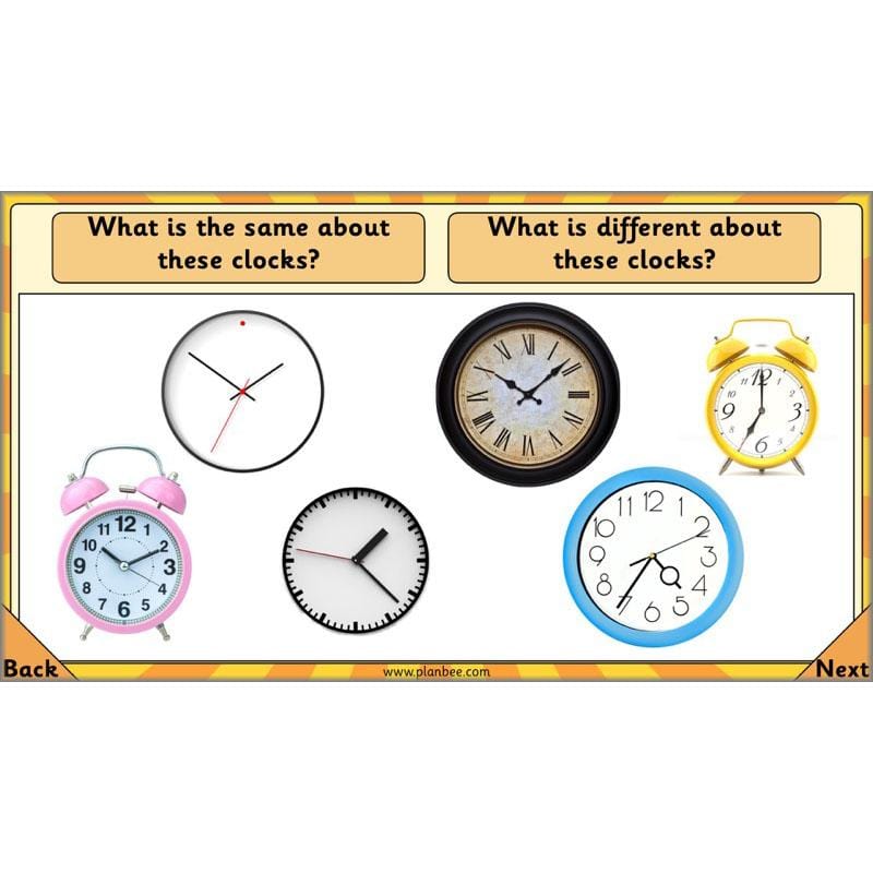 PlanBee Let's tell the time - KS1 Year 1 complete planning