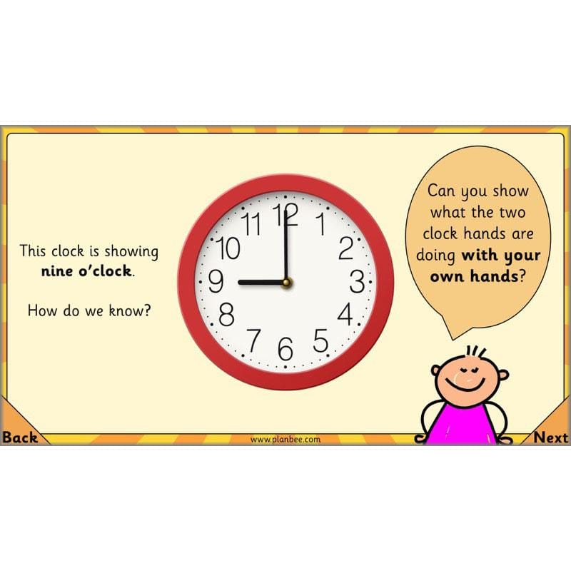 PlanBee Let's tell the time - KS1 Year 1 complete planning