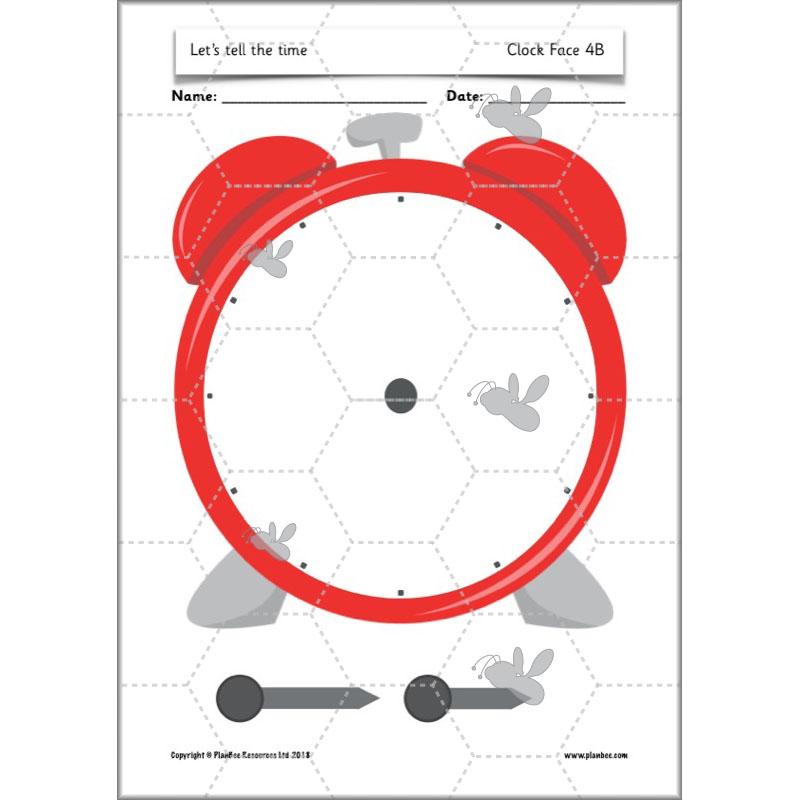 PlanBee Let's tell the time - KS1 Year 1 complete planning