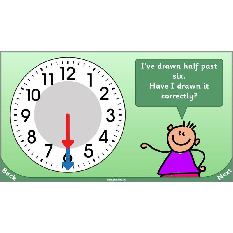 PlanBee Let’s tell the time to half past the hour | Year 1 Maths | Measurement