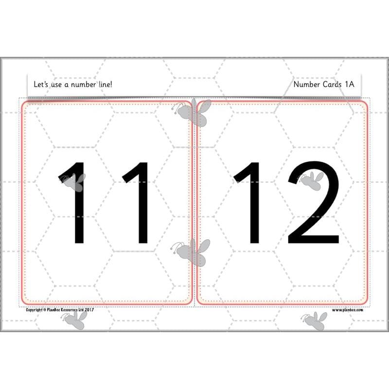 PlanBee Let’s use a number line - KS1 Year 1 complete lesson pack