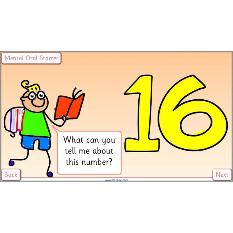 PlanBee Let’s use a number line - KS1 Year 1 complete lesson pack
