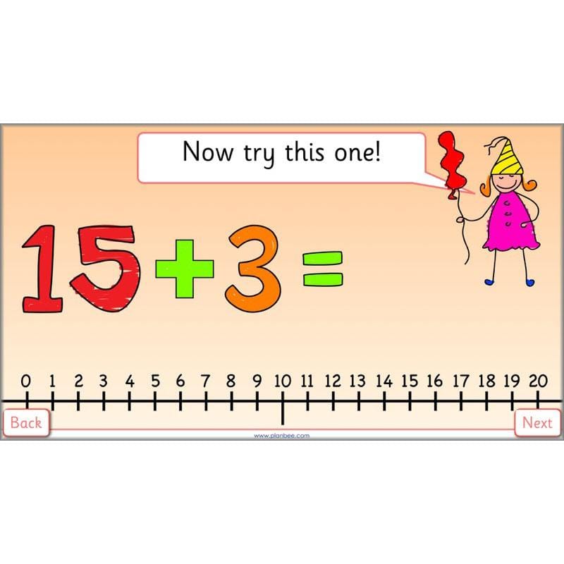PlanBee Let’s use a number line - KS1 Year 1 complete lesson pack
