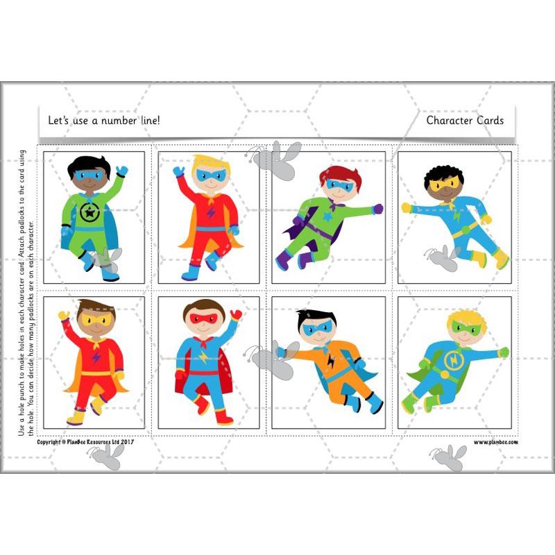 PlanBee Let’s use a number line - KS1 Year 1 complete lesson pack