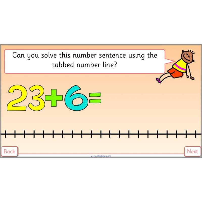 PlanBee Let’s use a number line - KS1 Year 1 complete lesson pack