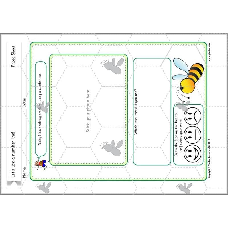 PlanBee Let’s use a number line - KS1 Year 1 complete lesson pack