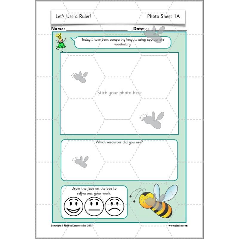 PlanBee Let's Use a Ruler! - KS1 Complete Maths Planning and Resources