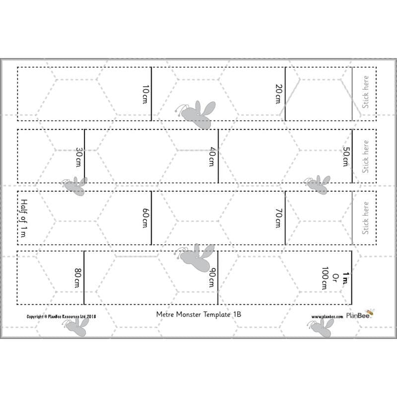 PlanBee Let's Use a Ruler! - KS1 Complete Maths Planning and Resources