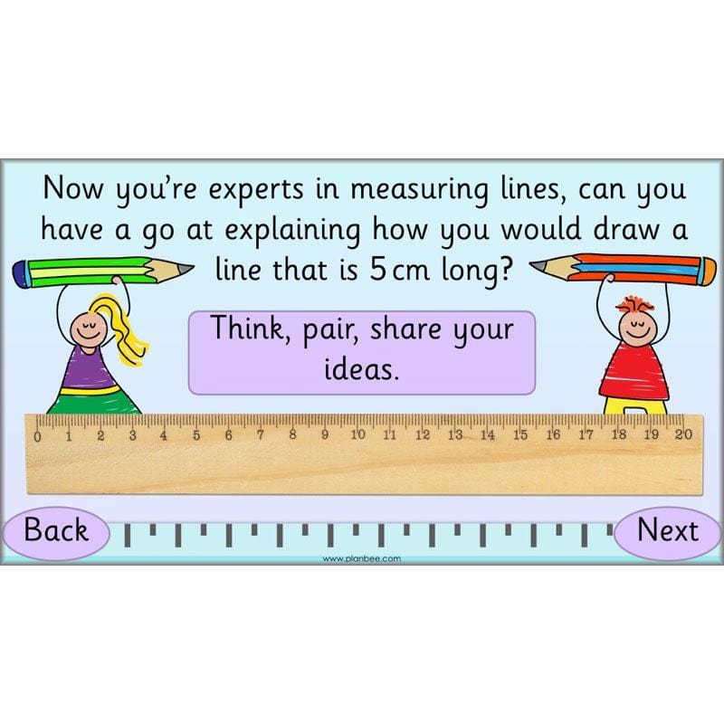 PlanBee Let's Use a Ruler! - KS1 Complete Maths Planning and Resources