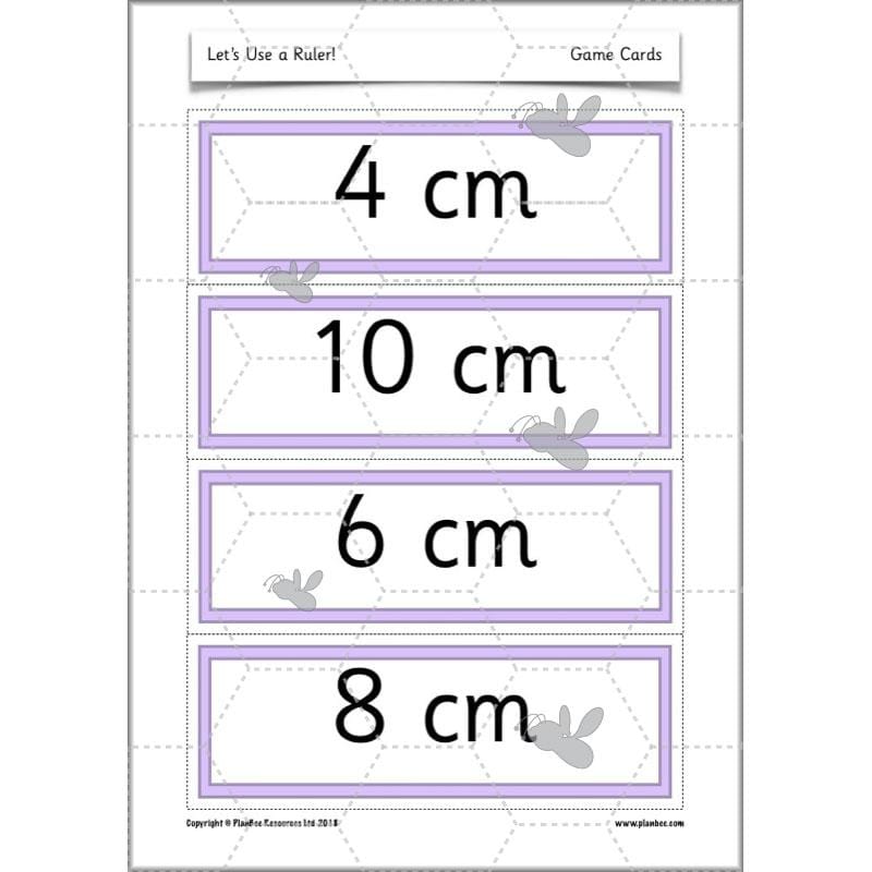 PlanBee Let's Use a Ruler! - KS1 Complete Maths Planning and Resources